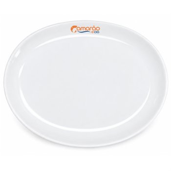 Prato Raso Oval Tasty 32 cm